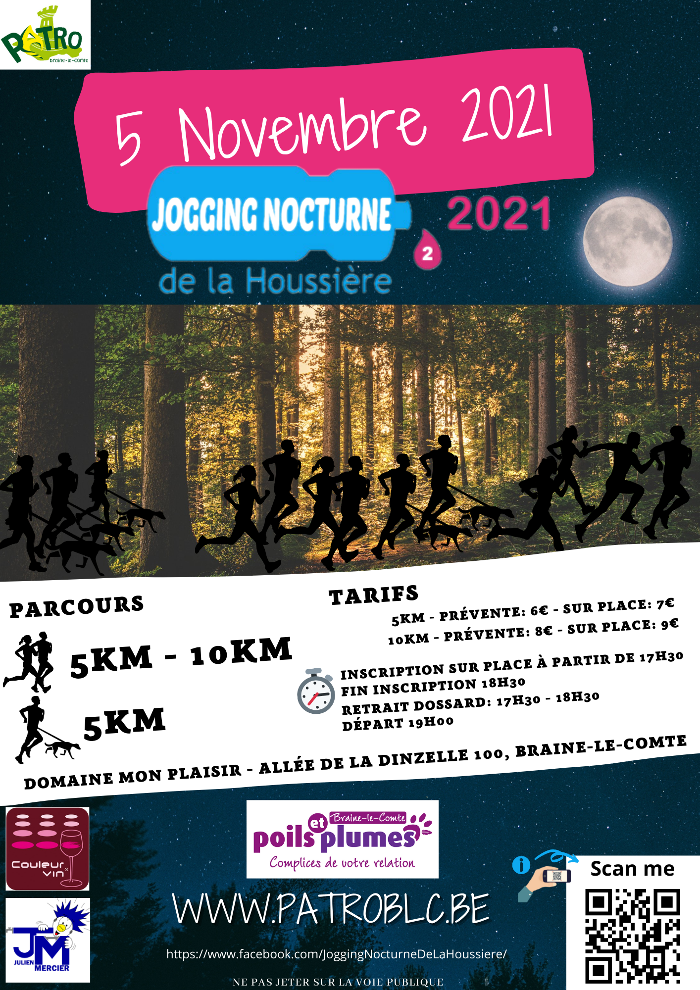 Jogging Nocturne de la Houssière